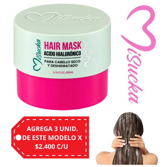 Mascarilla Capilar Misucka de Acido Hialuronico 200 Ml