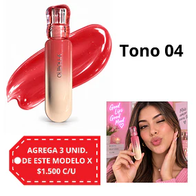 Gloss Labial Hidratante Olibolla Efecto Brillante - Tono 04