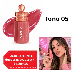 Gloss Labial Olibolla con Brillo y Efecto Hidratante - Tono 05