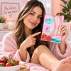 Mascarilla para Pies CQK con Niacinamida 40 g - Frutilla 