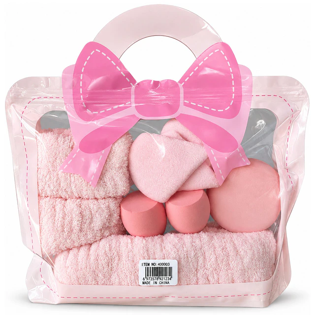 Set de Accesorios de Maquillaje Anguoer Beauty Set - 9 Piezas Colores Surtidos 