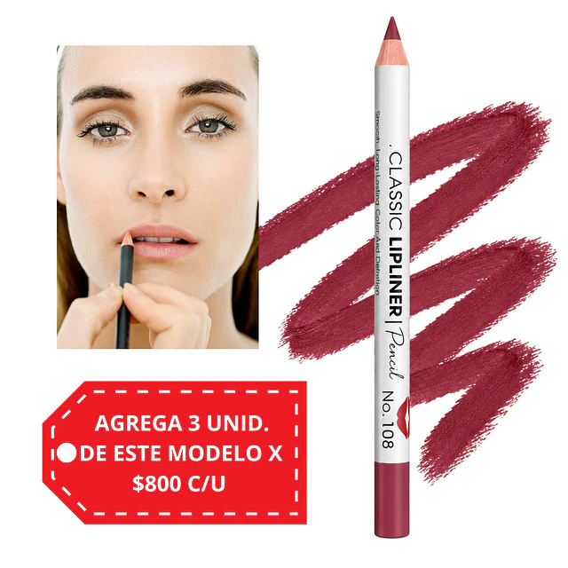 Delineador de Labios Classic Lipliner Pencil - Tono 108