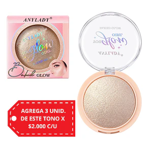 Iluminador Facial Anylady Baked Glow 2612 - Tono 02