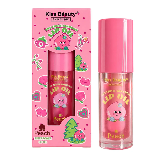 Aceite Labial Kiss Beauty Lip Oil 1448 - Peach 