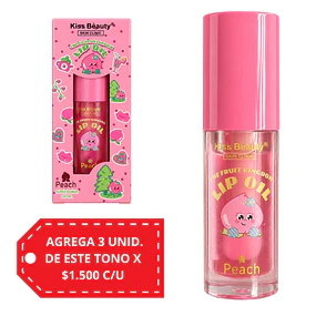 Aceite Labial Kiss Beauty Lip Oil 1448 - Peach 