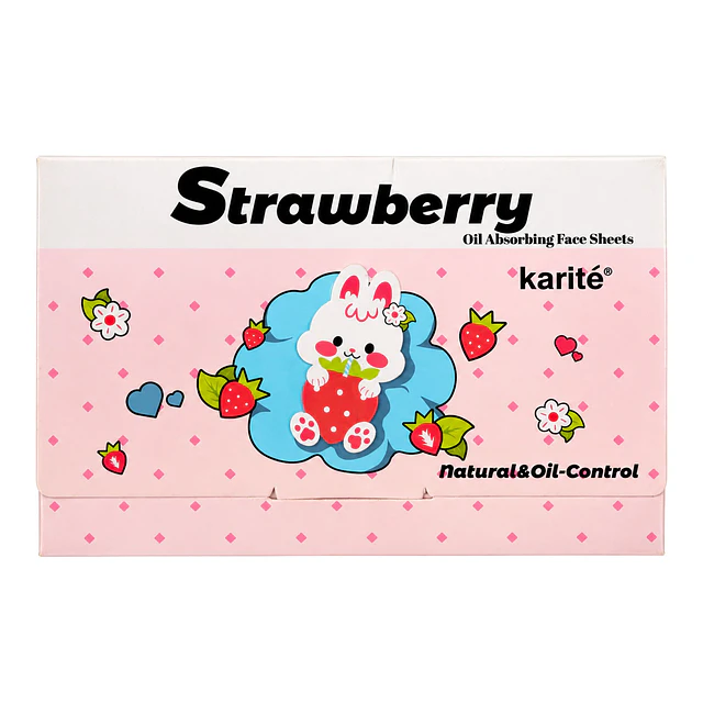 Papeles Absorbentes de Grasa Karité - Frutilla 