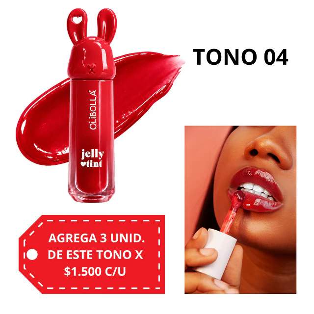 Tinta Labial Olibolla Jelly Tint - 3463 - Tono 04