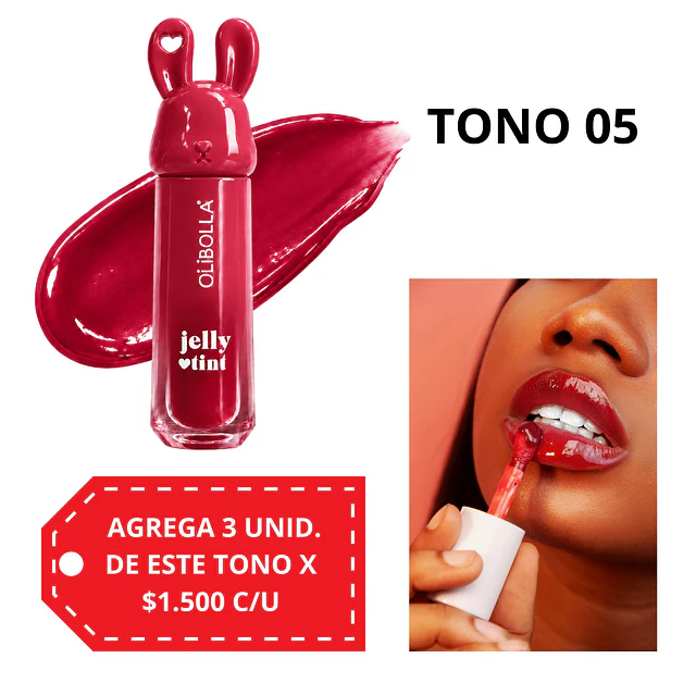 Tinta Labial Olibolla Jelly Tint - 3463 - Tono 06