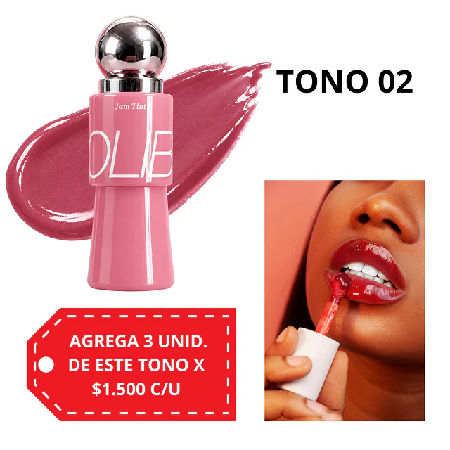 Tinta Labial Olibolla Jelly Tint - 3470 - Tono 02