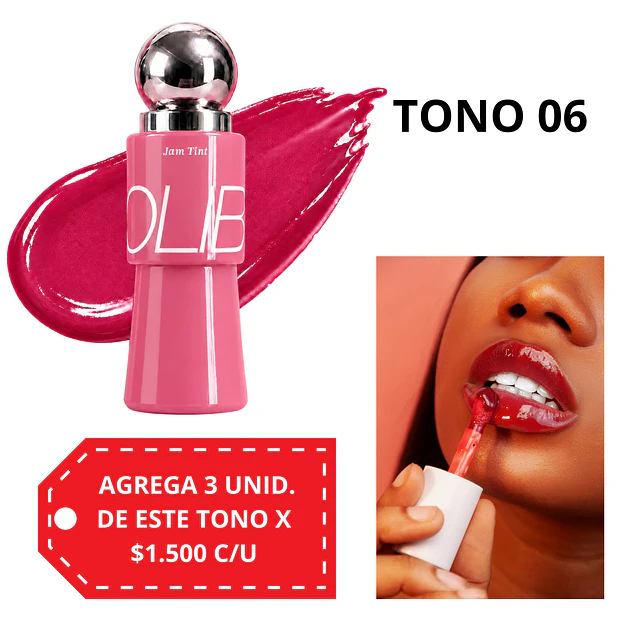 Tinta Labial Olibolla Jelly Tint - 3470 - Tono 06