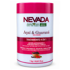 Mascarilla Capilar Nevada 4 en 1 Acai y Guarana 1 kg 