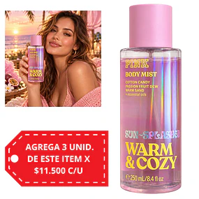 Body Mist PINK Sun-splashed Warm & Cozy - 250 ml 
