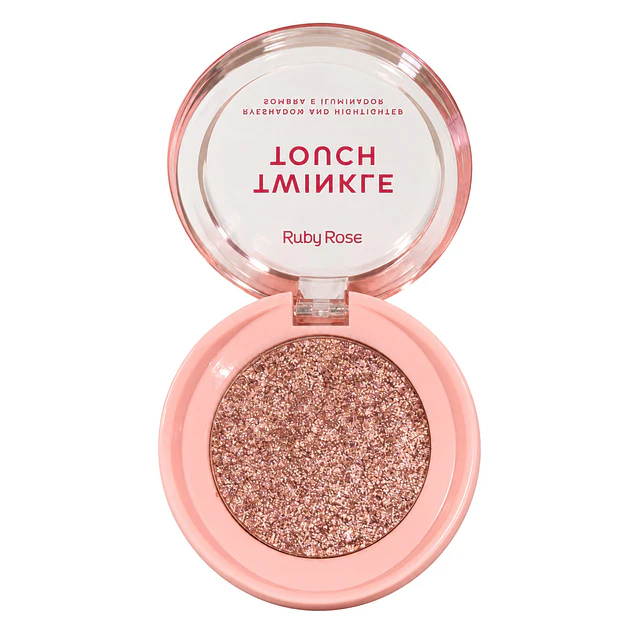 Sombra e Iluminador Ruby Rose Twinkle Touc - Pink Luster 4300