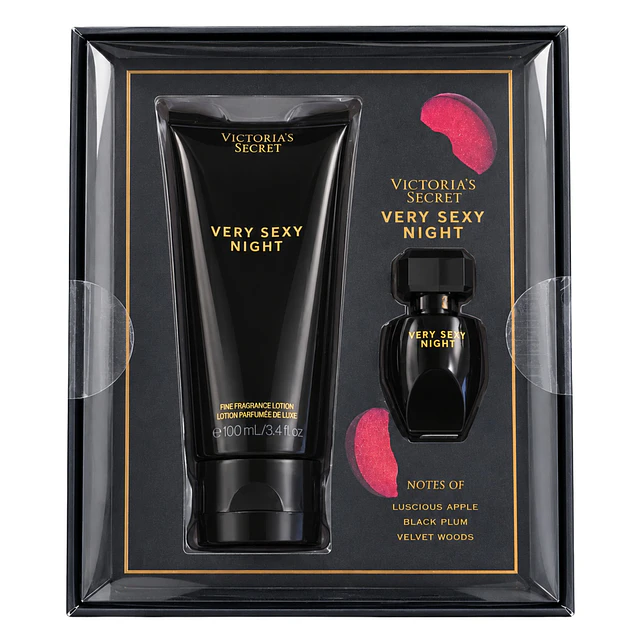 Set Victoria's Secret Very Sexy Night - Perfume + Loción 