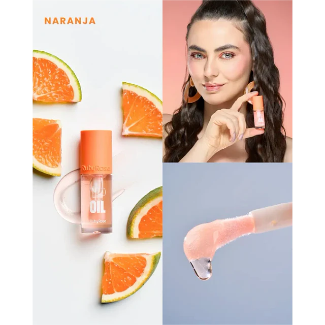Aceite Labial Ruby Rose Lip Oil 8221 - NARANJA