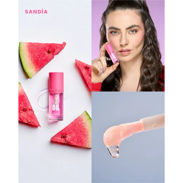 Aceite Labial Ruby Rose Lip Oil 8221 - SANDIA 