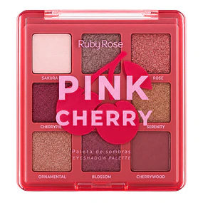 Paleta de Sombras Ruby Rose Pink Cherry 2000 - 9 Tonos 