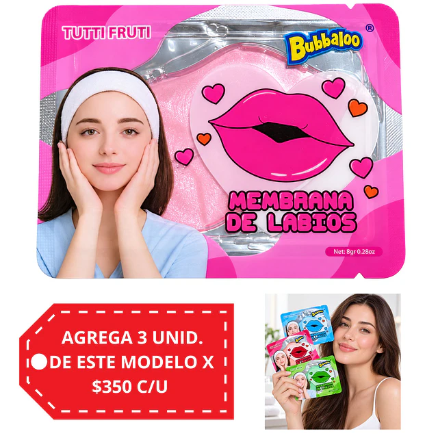 Membrana de Labios Bubbaluu - Tutti Frutti