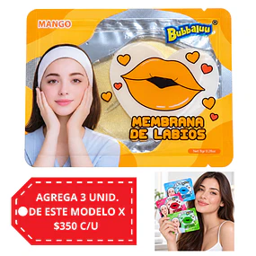 Membrana de Labios Bubbaluu - Mango 