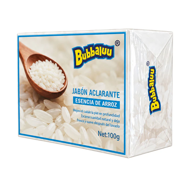 Jabon Aclarante Bubbaluu Esencia de Arroz 100 g - FT1948