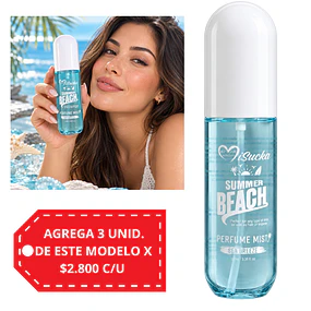 Body Mist Para Cuerpo y Cabello Sea Breeze Summer Beach Misucka - 100 ML
