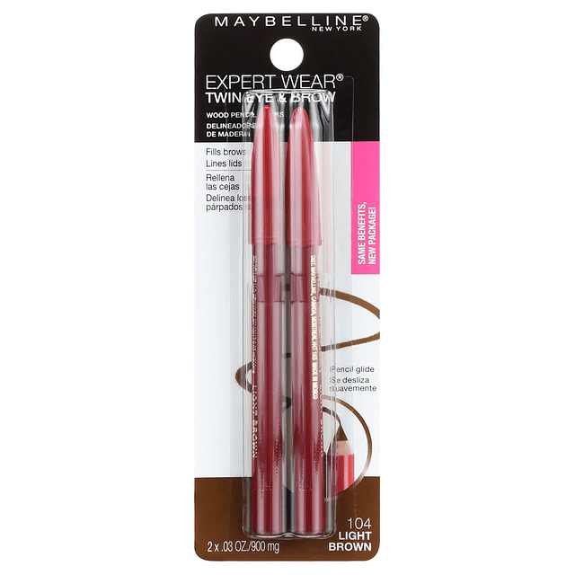 Delineador Maybelline Expert Wear Para Ojos o Cejas - Tono 104 BROWN