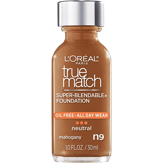 Base Liquida True Match Super-Blendable L'oreal - N09 Mahogany