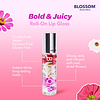 Brillo de Labios Roll - on Blossom Con Flores Naturales - Strawberry 