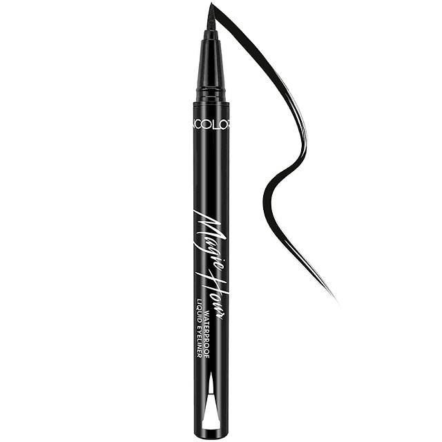 Delineador Magic Hour Waterproof de Kleancolor - Negro 