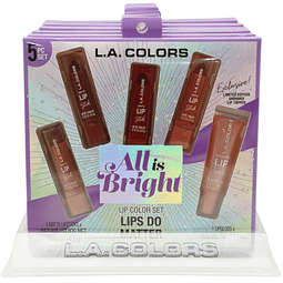 Set de 5 Lips Do Matter L.A Colors - Edición Limitada 