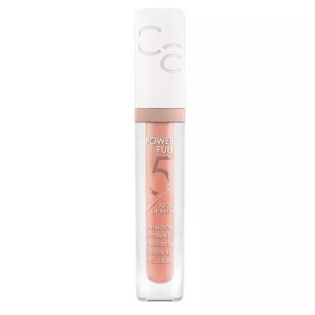 Balsamo Labial Liquido con Acido Hyaluronico Powe Full 5 Catrice - 020 Pearly Peach