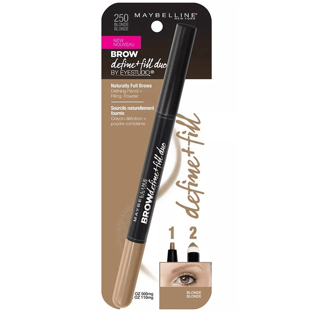 Definidor de cejas Duo Maybelline - 250 Blonde