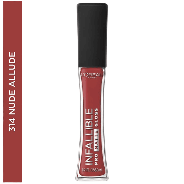 Brillo de Labios Lip Gloss Pro Mate Infallible - 314 Nude Allude