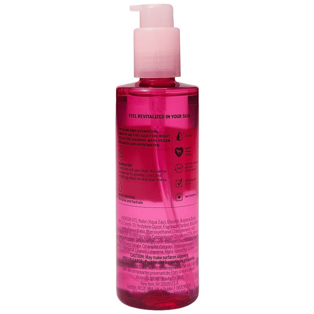 Aceite Corporal Body Oil Rosewater Oil PINK Victorias Secret - 236 ML