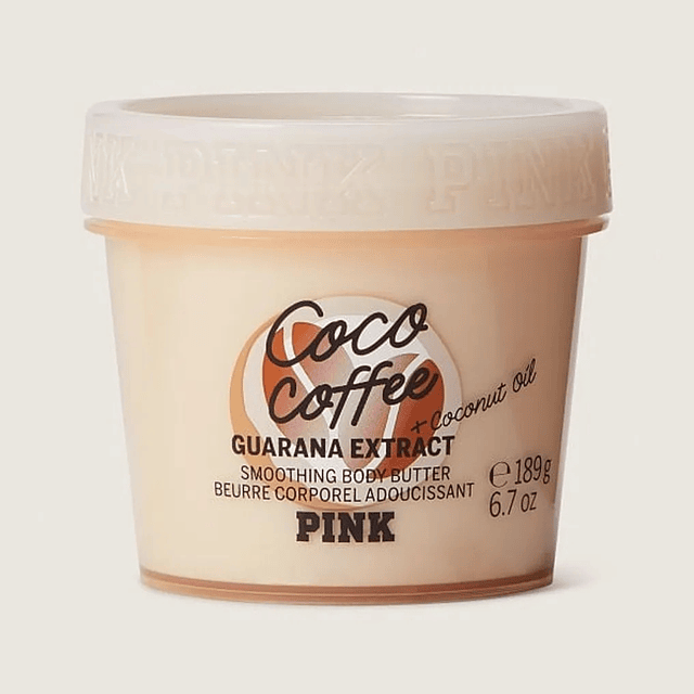 Manteca Corporal Pink Victorias Secret Coco Coffe - 189g