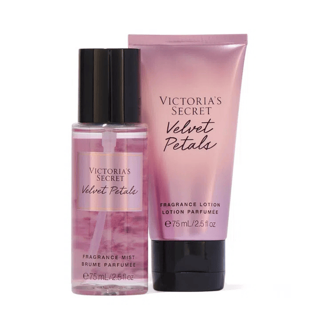 Set de Regalo Victorias Secret Velvet Petals - 75 ML - Diseño VS