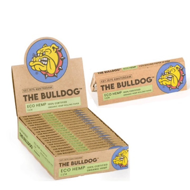Papelillo bulldog amsterdam 1 1/4 cañamo organico 1
