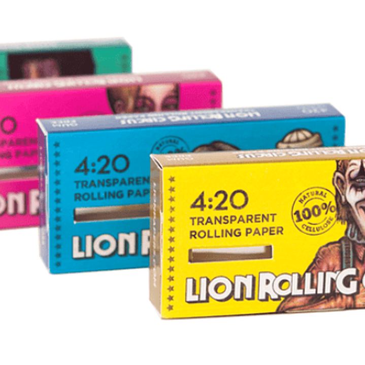 Papelillos Lion Rolling Circus Block 420 Celulosa 1