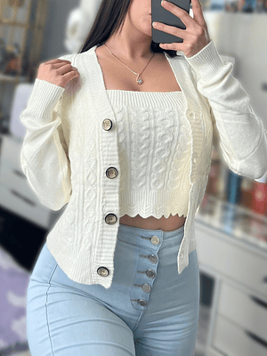 Cardigan + Top AK-2017