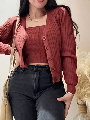 Cardigan + Top AK-2256-A