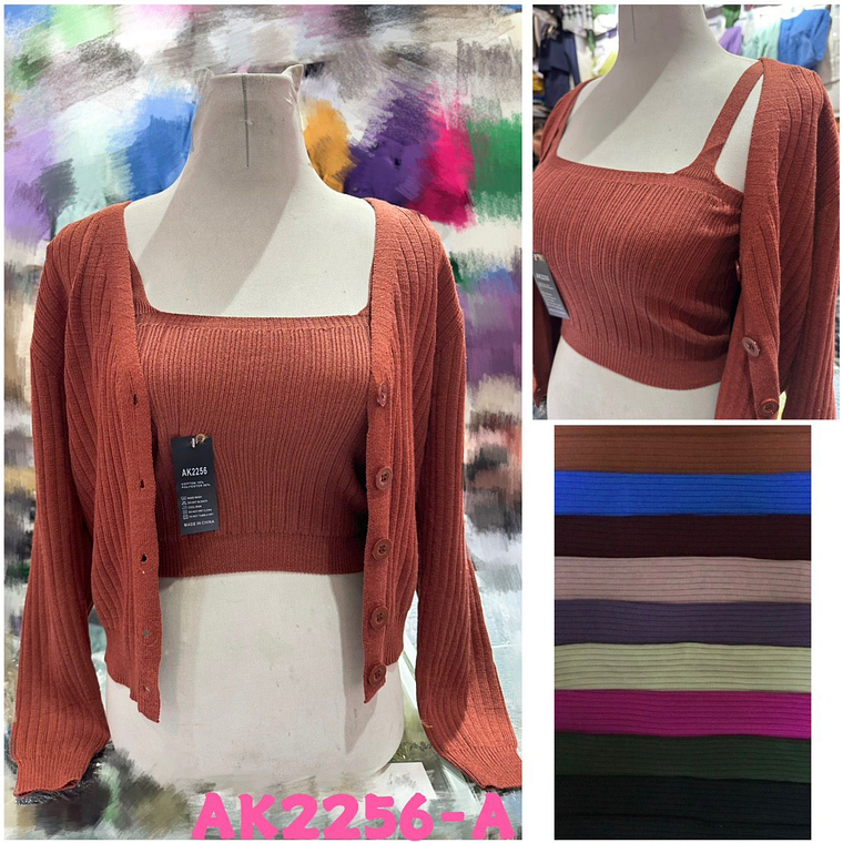 Cardigan + Top AK-2256-A 3