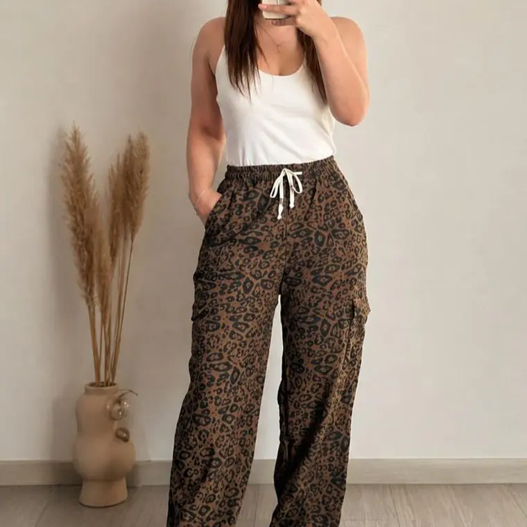 PANTALÓN COTELLE ANIMAL PRINT INTERIOR CHIPORRO 1