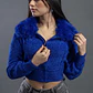 CARDIGAN CUELLO PELUDO  - Miniatura 1