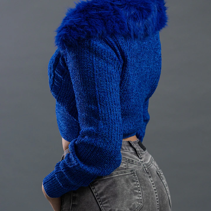 CARDIGAN CUELLO PELUDO  4