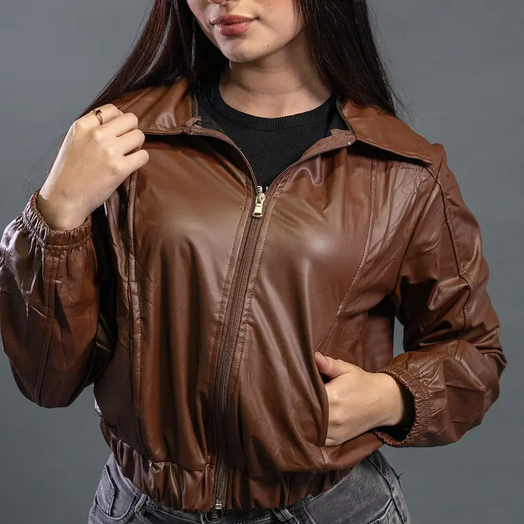 CHAQUETA ECOCUERO CON MICROPOLAR 4