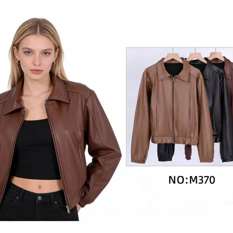CHAQUETA ECOCUERO CON MICROPOLAR 8
