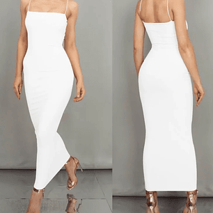 Vestido Primavera/Verão sem Mangas