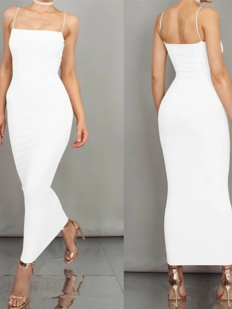 Vestido Primavera/Verão sem Mangas 2