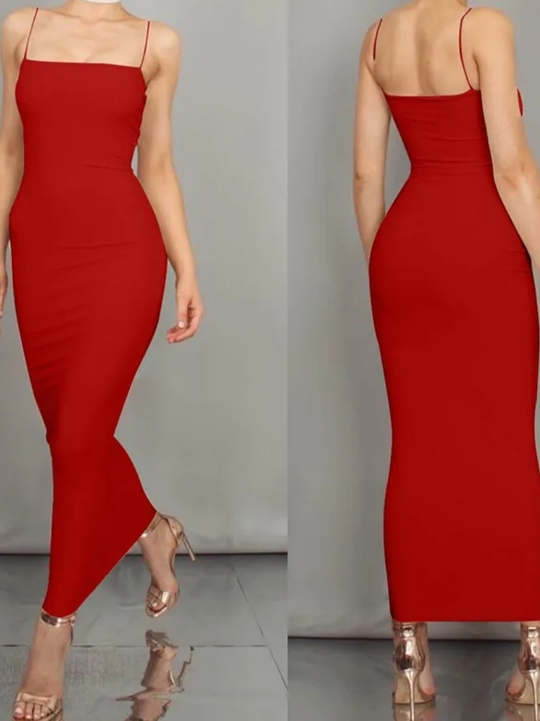 Vestido Primavera/Verão sem Mangas 3