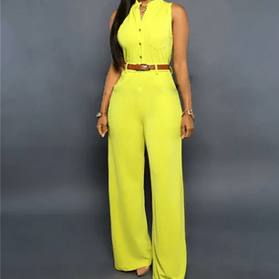 Macacão Senhora sem mangas Primavera/Verão